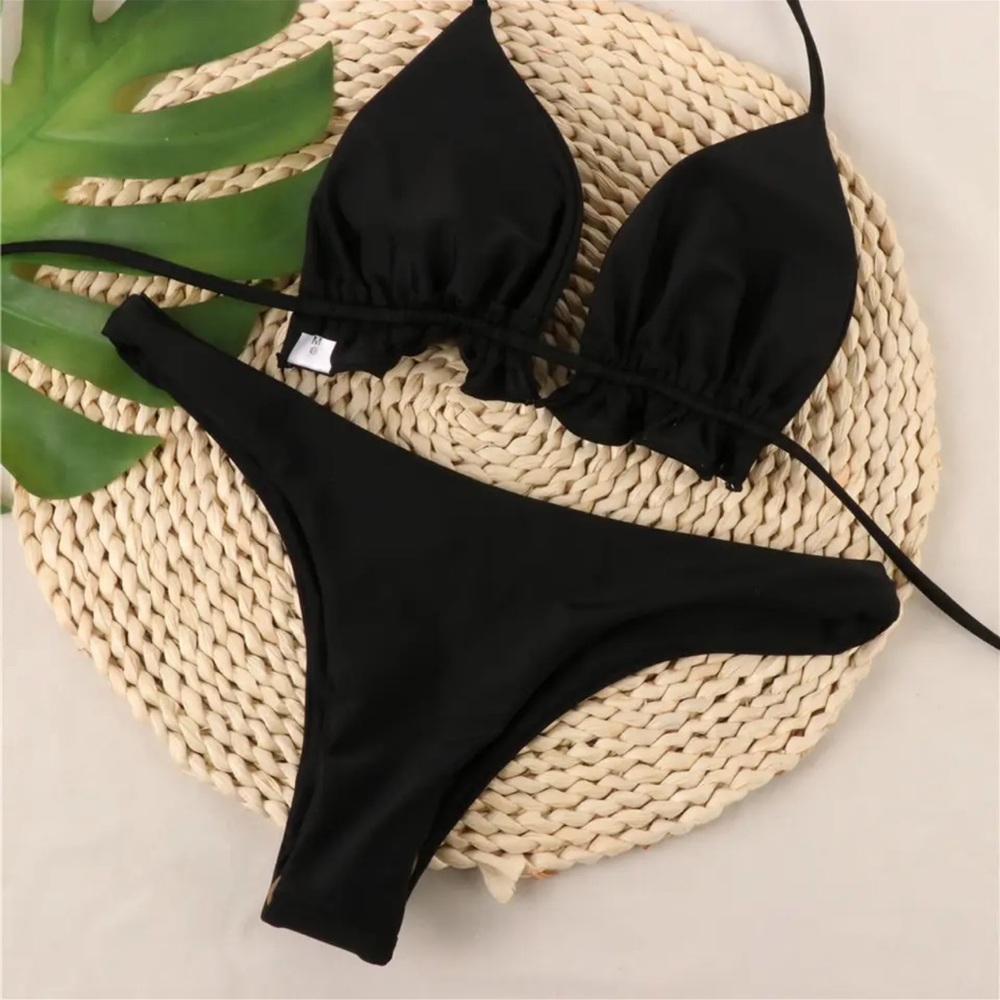 NEW SUGAR ♡  BLACK Bikini Set - Large - Picture 2 of 4